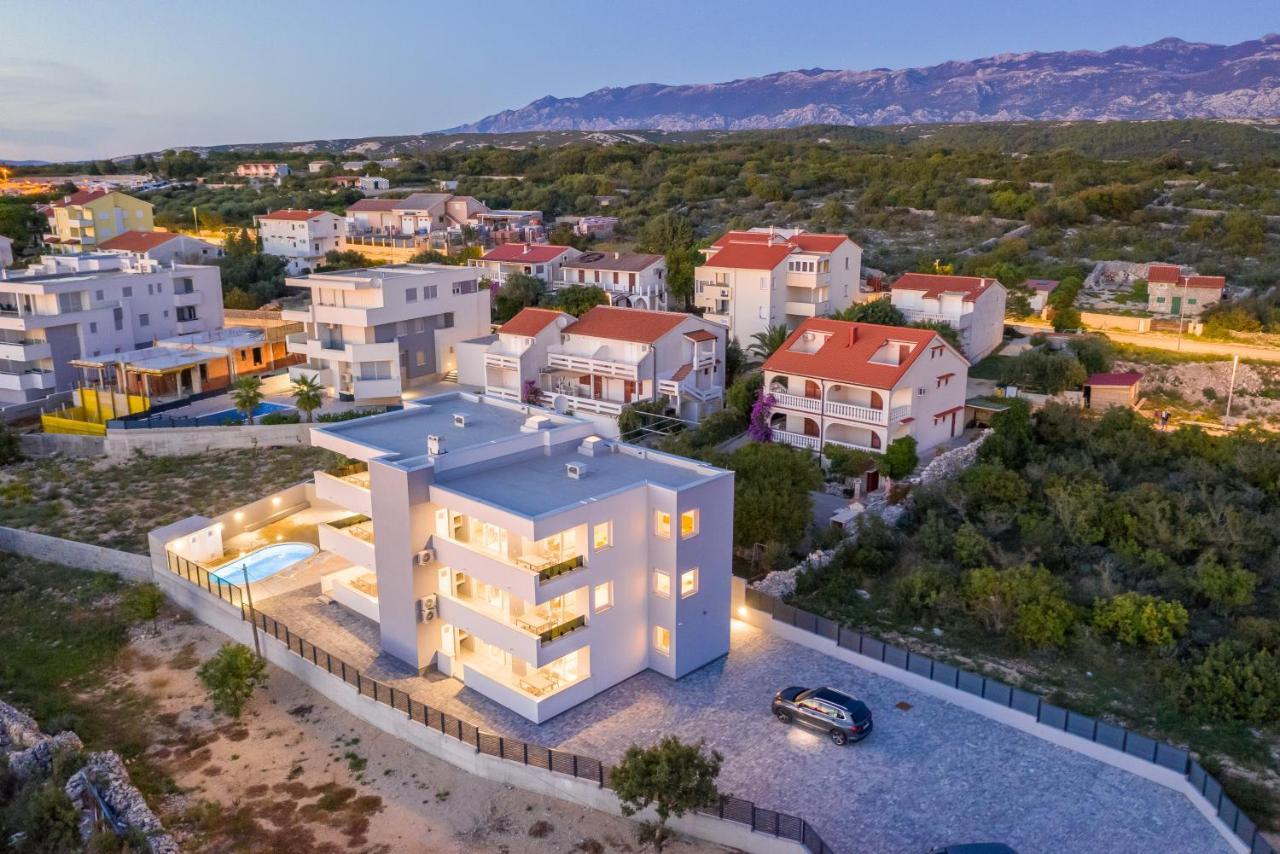 Villa Lena Luxury Apartments Novalja Kültér fotó